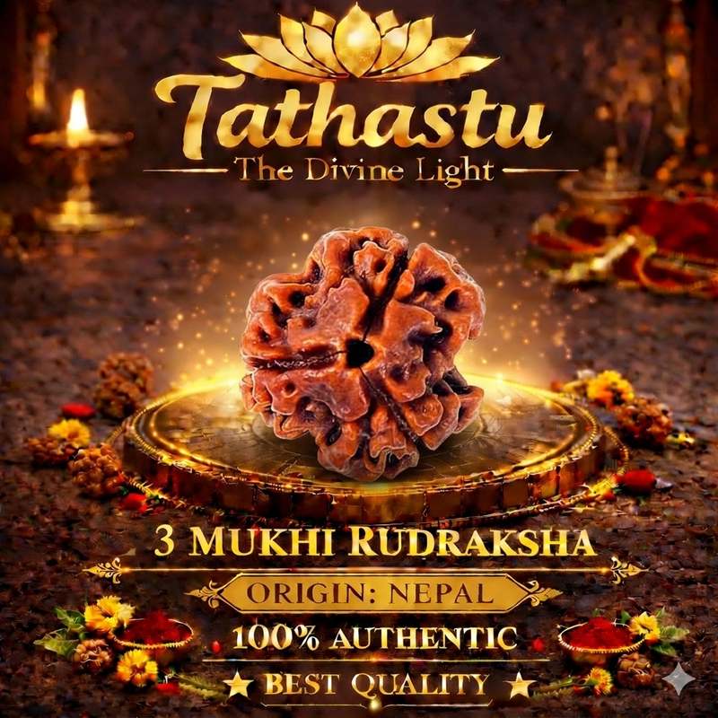 3 Mukhi Rudraksha (Teen Mukhi Rudraksha)