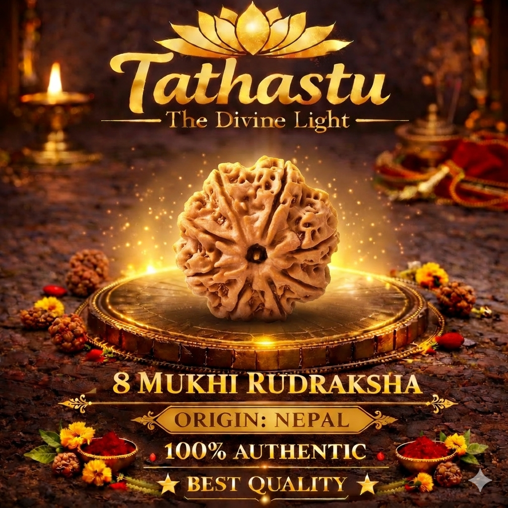 8 Mukhi Rudraksha (Aath Mukhi Rudraksha)