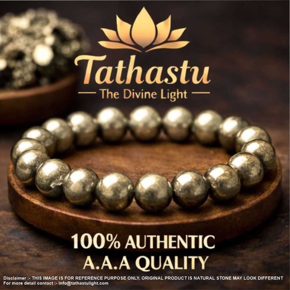 Pyrite Crystal Bracelet (Stone of Wealth & Protection)