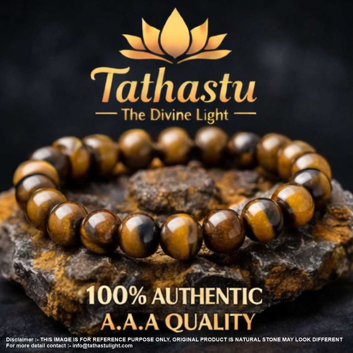 Tiger Eye Crystal Bracelet (Stone of Confidence & Protection) - Image 4