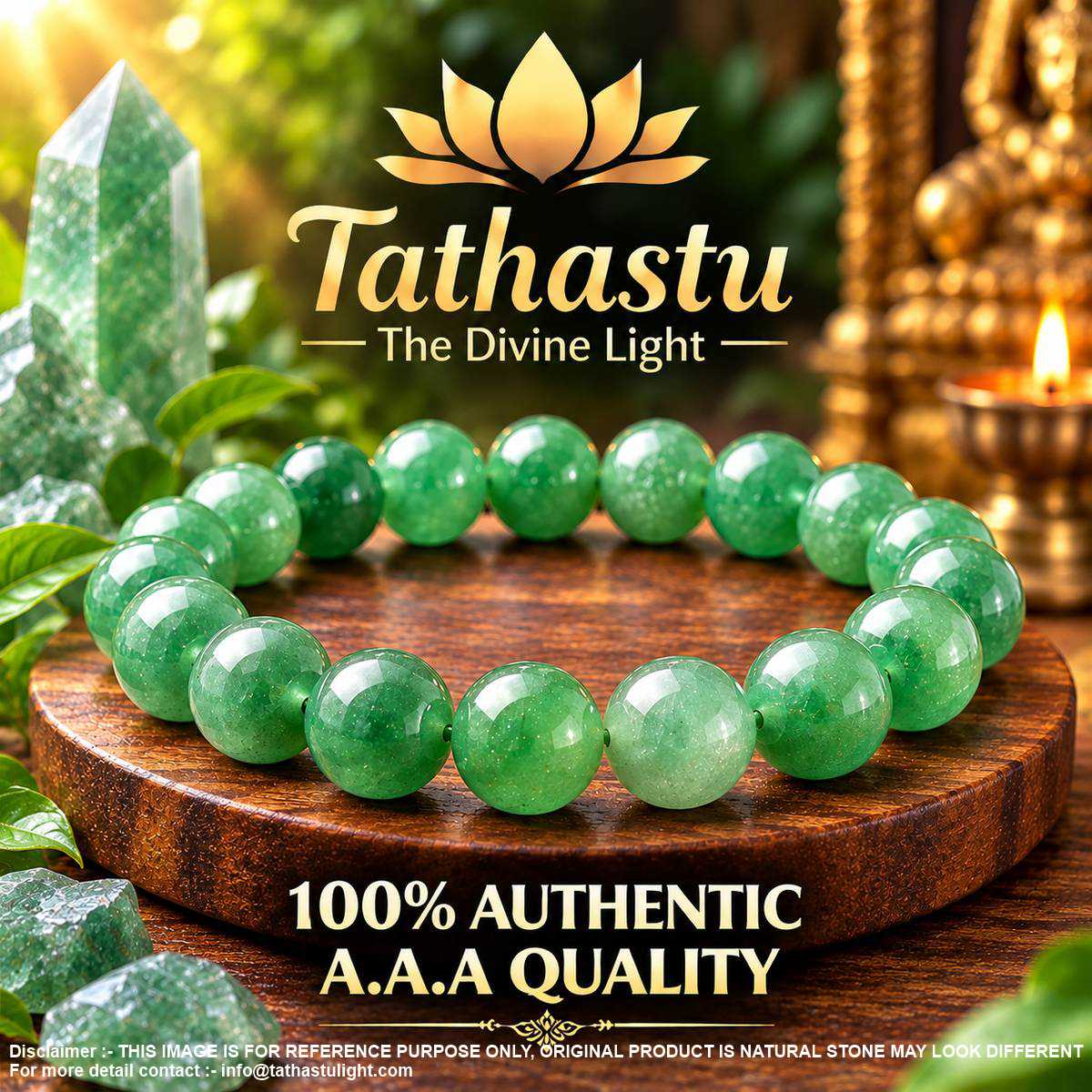 Green Aventurine Crystal Bracelet - Image 2