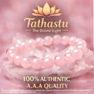 Rose Quartz Crystal Bracelet (Stone of Love & Harmony)