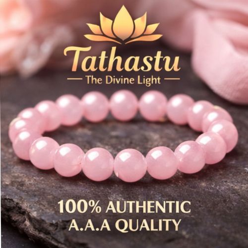 Rose Quartz Crystal Bracelet (Stone of Love & Harmony)