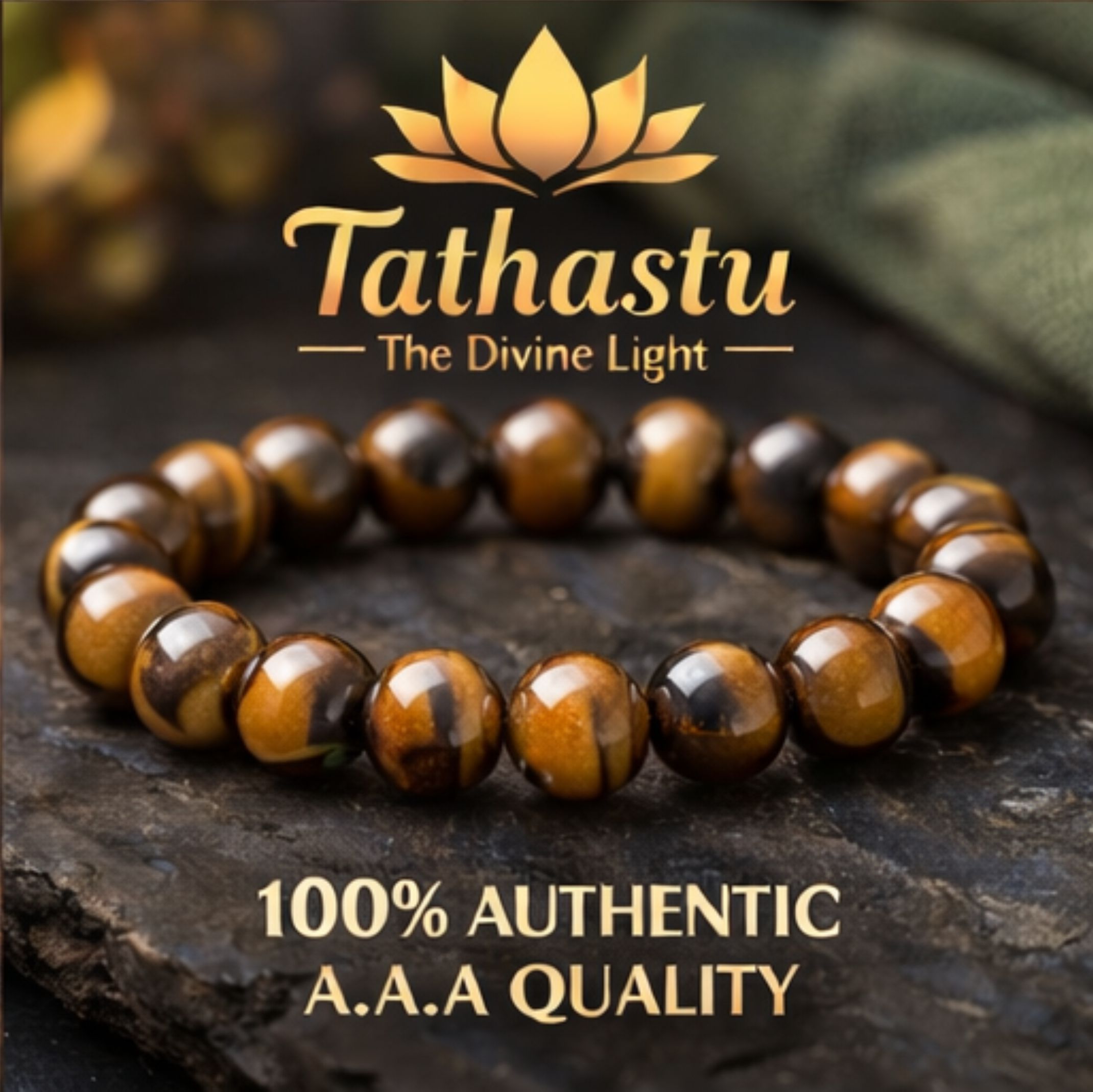Tiger Eye Crystal Bracelet (Stone of Confidence & Protection) - Image 5