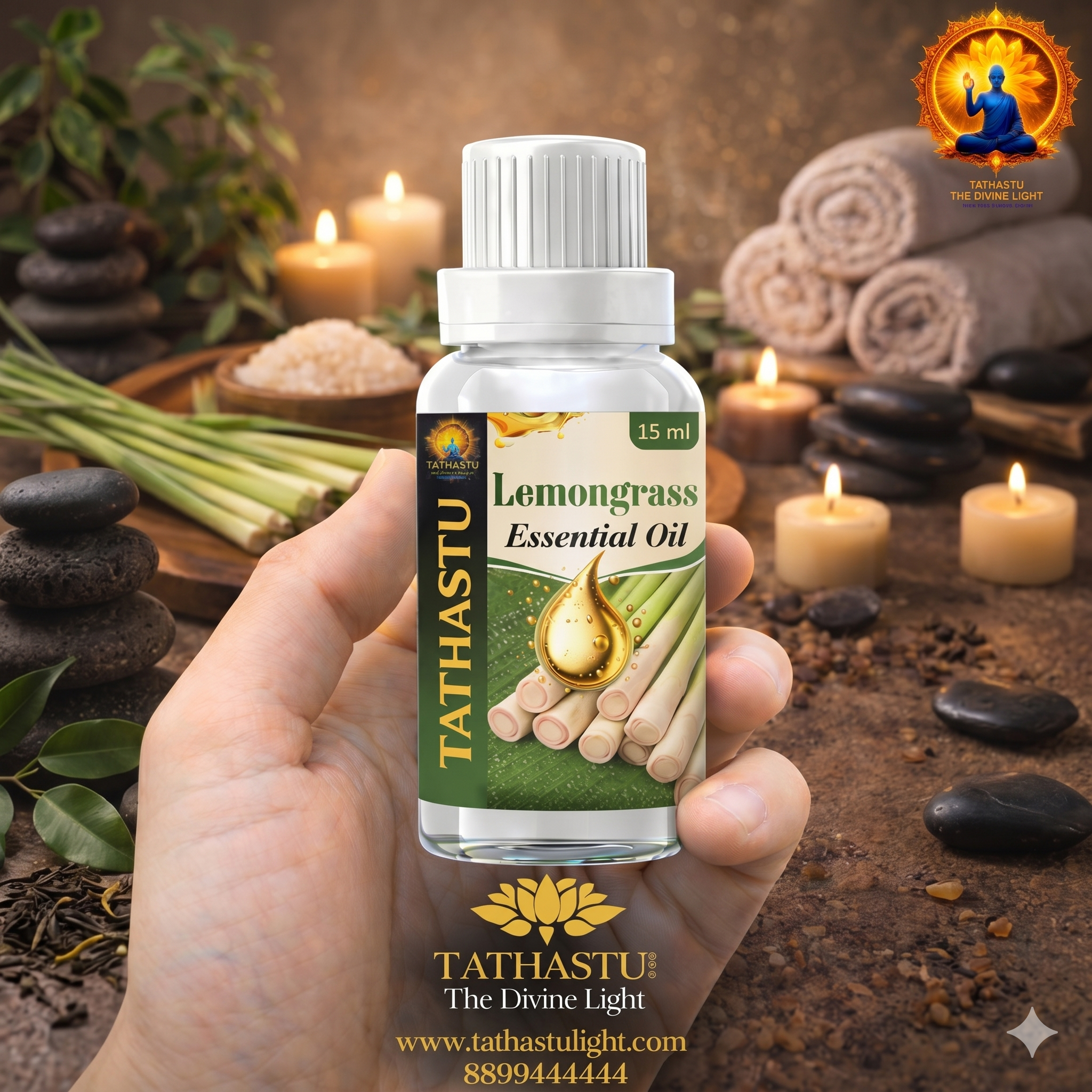 Lemongrass Essential Oil (Solar) - Image 3
