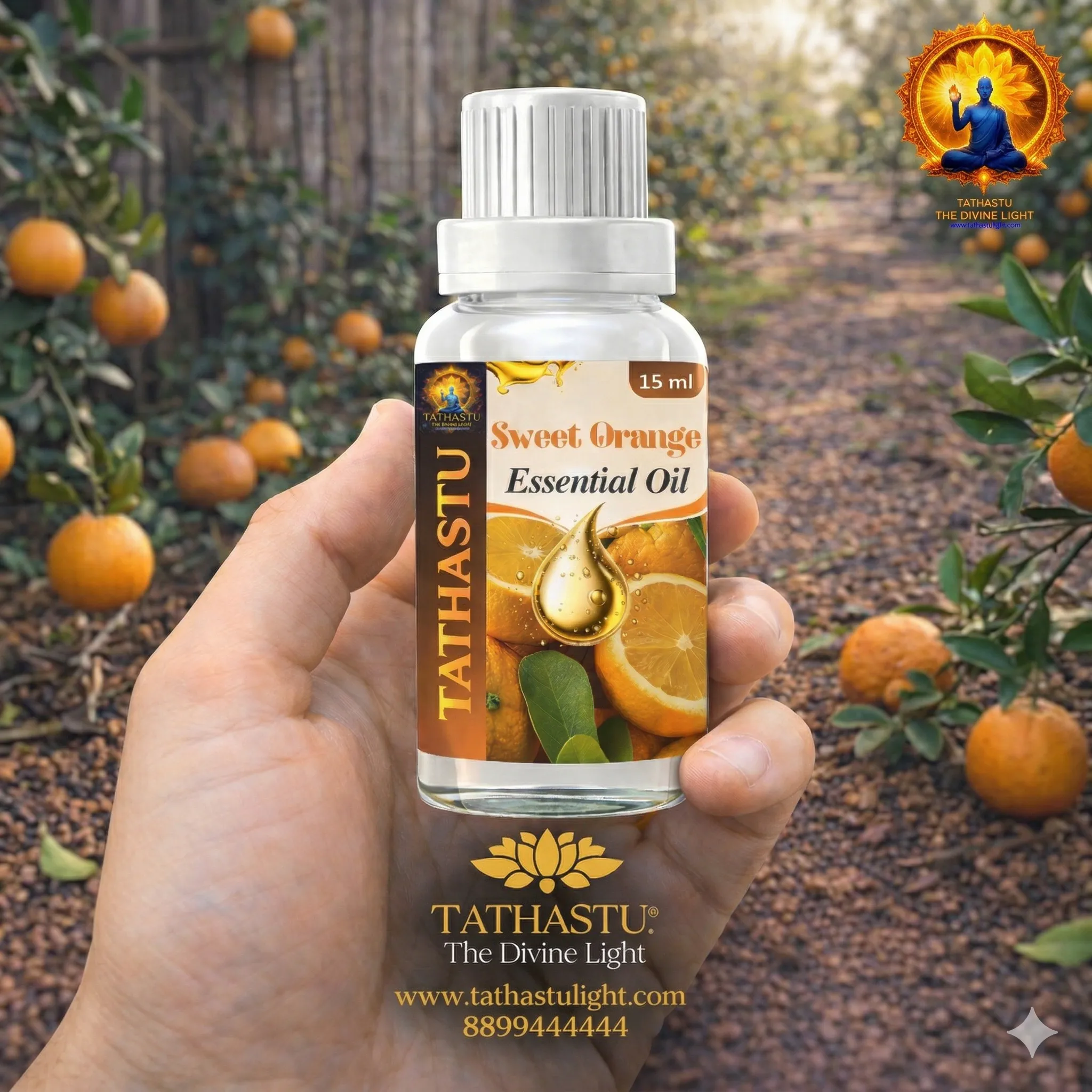Sweet Orange Essential Oil (SACRAL) - Image 2