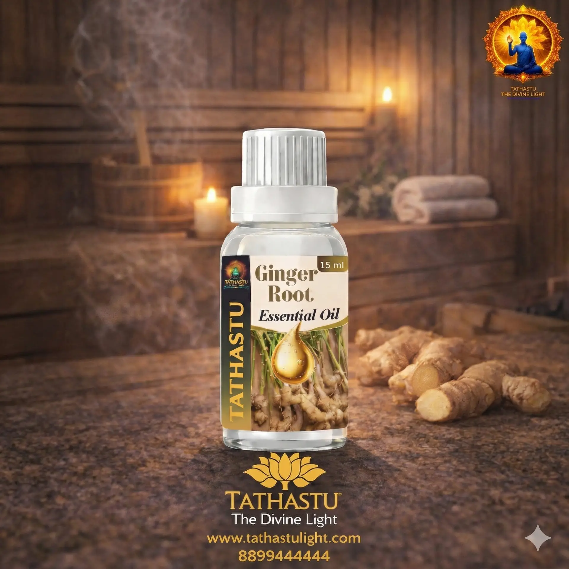 Ginger Root Essential Oil (Solar Plexus Chakra)