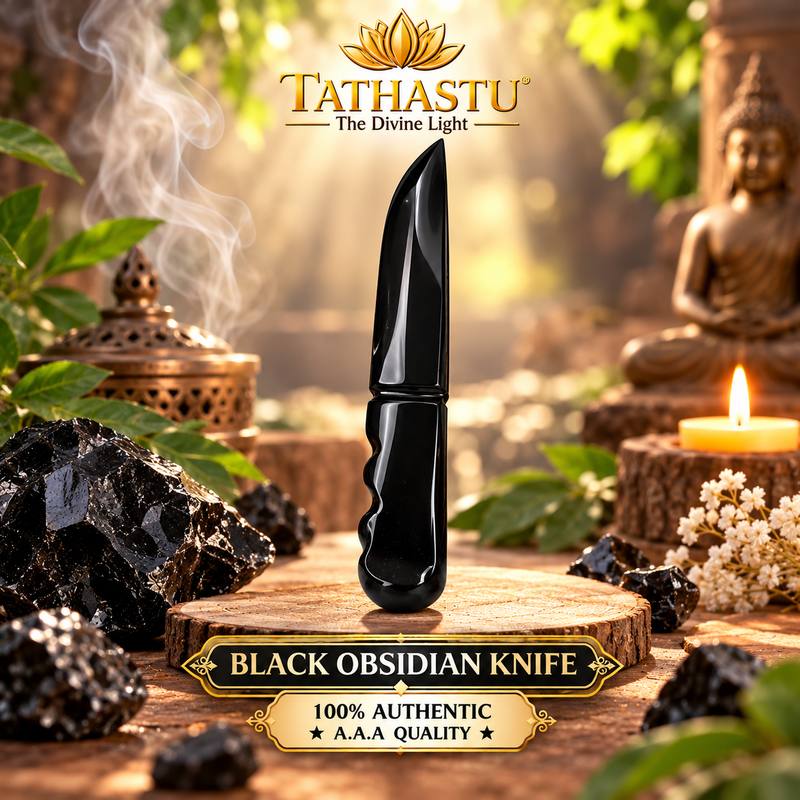 Black Obsidian Knife