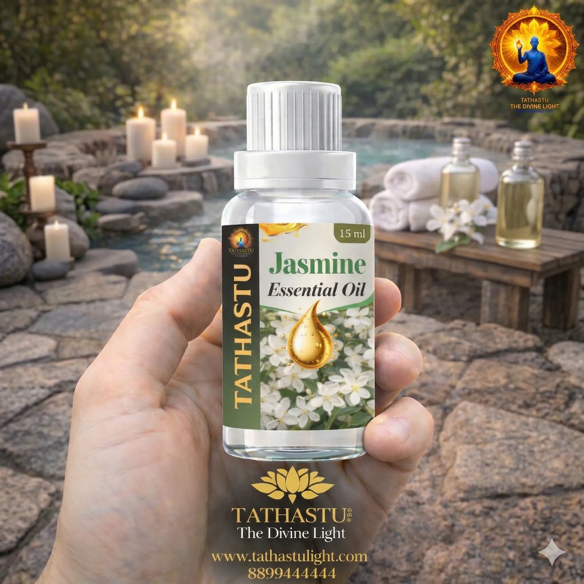 Jasmine Essential Oil (Heart) - Image 2